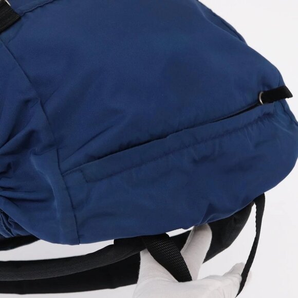 PRADA Backpack Nylon Blue Silver Auth bs31181 main image 7